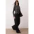 TRENDYOLMİLLA Dames Grijs Effen Driekwart mouw Getailleerd Blouses