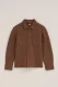 Blue Ridge – Jongens sweat overshirt met structuur – Regular fit – Bruin – Katoen –