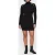 GUESS Janet Ls Ribbed Dres Jet Black A996