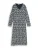TOM TAILOR Jurk  navy / wit
