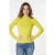 EsQualo Sweater Top Fancy Rib Basic Knit Warm Olive