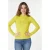 EsQualo Sweater Top Fancy Rib Basic Knit Warm Olive