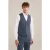 We Fashion Waistcoat Greyish Blue