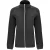 Roly Dames/Dames Glasgow Packaway Slim Windjack (Zwart)