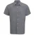 Premier Heren Gingham Shirt met korte mouwen (Zwart/Wit)