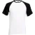 Fruit of the Loom Heren t-shirt honkbal met korte mouwen