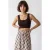 Dames Aansluitende Vierkante Hals Croptop
