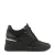 Graceland sneakers met sleehak zwart
