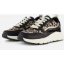 Cellini Cellnini Leopard Sneakers zwart Textiel