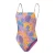 Speedo Eendelig badpak met bloemenpatroon voor dames (Paars/Geel)