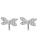 Hey Happiness Oorbellen ‘Dragon Whisper’  zilver