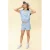 LOOXS 10sixteen T-shirt met backprint lichtblauw