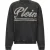 Washed Open Back Sweatshirt Strass Signature