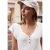 Street One Studio Dames Shirt met V-hals en volantmouwen in Wit