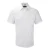 Russell Herenshirt met korte mouwen Visgraatwerk Shirt (Wit)