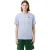 Lacoste Heren Logo Bedrukt Katoenen T-Shirt (Blauw)