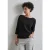 Street One Dames Shirt met een fijne textuur in Zwart