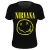 Dames-T-shirt Rock à Gogo Nirvana Smiley