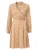 b.young Jurk ‘ILINA’  cappuccino / donkerbruin / wit