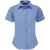 Premier Popeline blouse met korte mouwen / Gewoon werkoverhemd (Middenblauw)