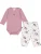 Fred’s World by GREEN COTTON Set  blauw / karamel / oudroze / wit