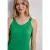 Street One Dames Top met V-hals en decoratief detail in Groen
