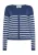 usha Vest Dames marine wit