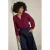 LOLALIZA blouse – donkerrood