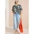 Cecil Dames Blouse met ronde hals en rimpels in Groen
