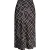 Dreimaster midirok Dames zwart en wit