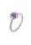 Nenalina Ring  lila / zilver