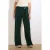 LOLALIZA wide leg high waist broek donkergroen