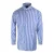 Aquascutum Heren Gestreept Overhemd Met Lange Mouwen (Blauw)