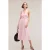 Motivi Striped Pattern Poplin Dress Pink