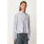 Modström gebloemde gestreepte blouse – lichtblauw