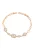 faina Armband  rose-goud / transparant