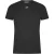 Off White Heren-T-shirt met korte mouwen en zonder logo (Zwart)