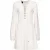 PINKO Affabile Abito Crepe Fluido Con Stringature Silk White