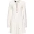 PINKO Affabile Abito Crepe Fluido Con Stringature Silk White