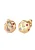 ELLI PREMIUM Oorbellen  goud / lavendel / rood