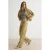 TRENDYOLMİLLA Dames Kaki Effen Wijde pijp Hoge taille Jeans