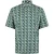 Farah Trawick geometrisch poloshirt voor heren (Frosty groen)