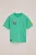 WE Fashion – Jongens T-shirt met patch – Regular fit – Zeegroen – Katoen –