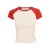 Dames retro baseball t-shirt Urban Classics Organic Stretch