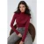 Hoge Kraag Drapeerdetail Blouse