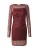 LeGer by Lena Gercke Jurk ‘Lino’  bourgogne