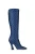 Fendi Boots – Royal Blue Knee-High Boots With Calligraphic Embro in blauw
