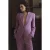 TRENDYOLMİLLA Dames Paars Effen Lang Getailleerd Blazers