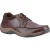 Hush Puppies Derek Leren Herenschoenen met Veters in Koffiekleur