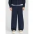Lyle & Scott corduroy casual broek – donkerblauw